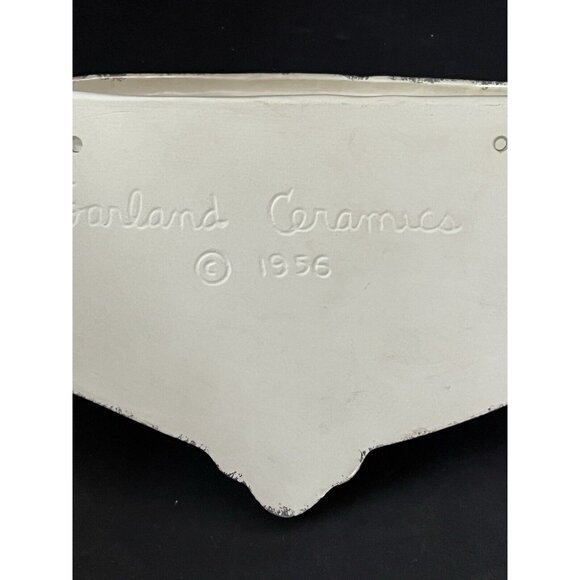 1956 Iridescent Ceramic Sconce W/ Gold Trim 18" LONG TOTAL - Picture 14 of 15